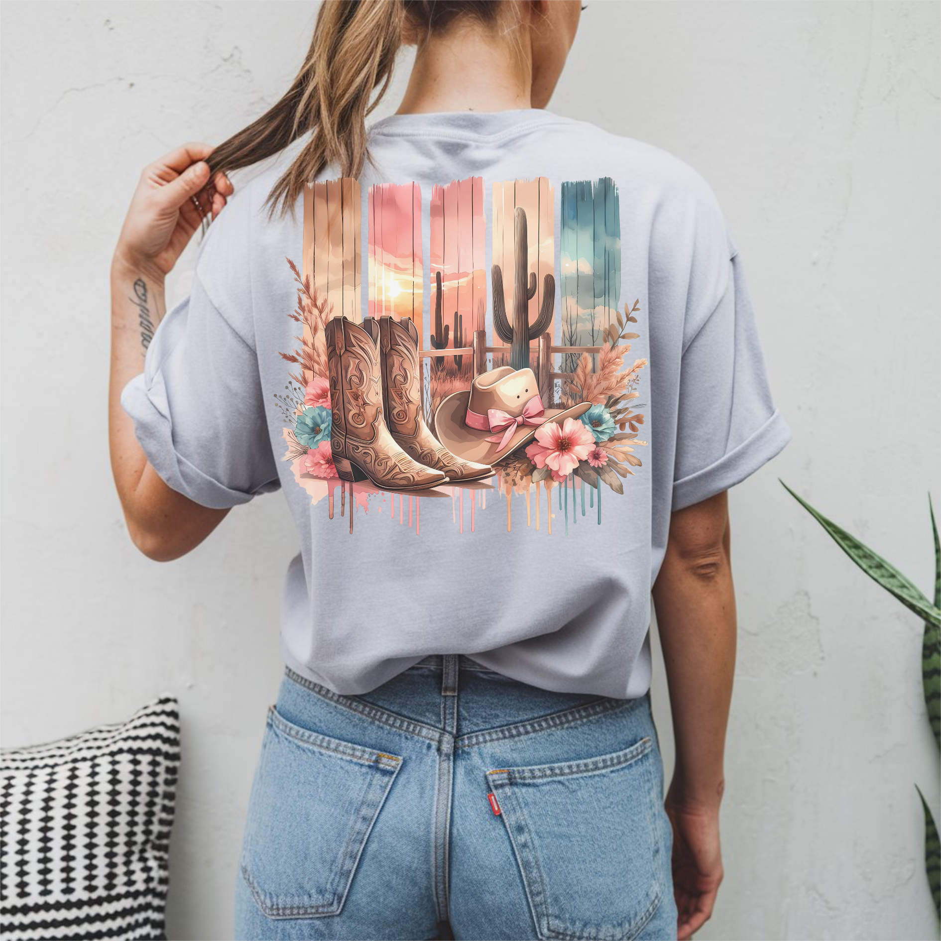 Watercolor Wild West Tee | Millermade Co.