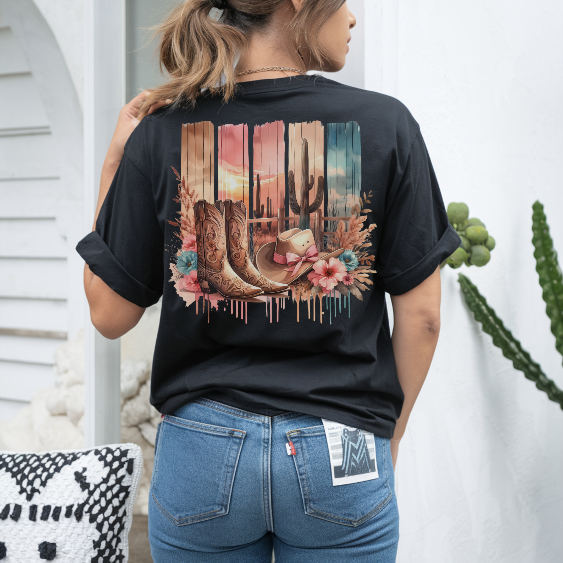 Watercolor Wild West Tee | Millermade Co.