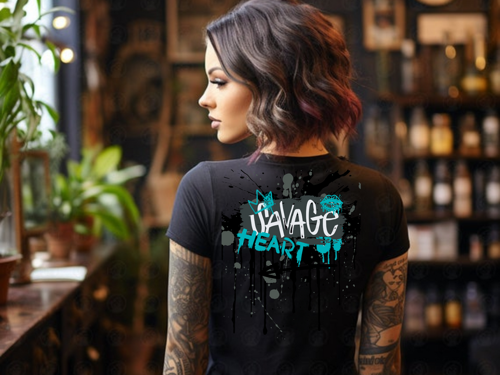 Savage Heart – Graffiti Drip Tee | MillerMade Co.”